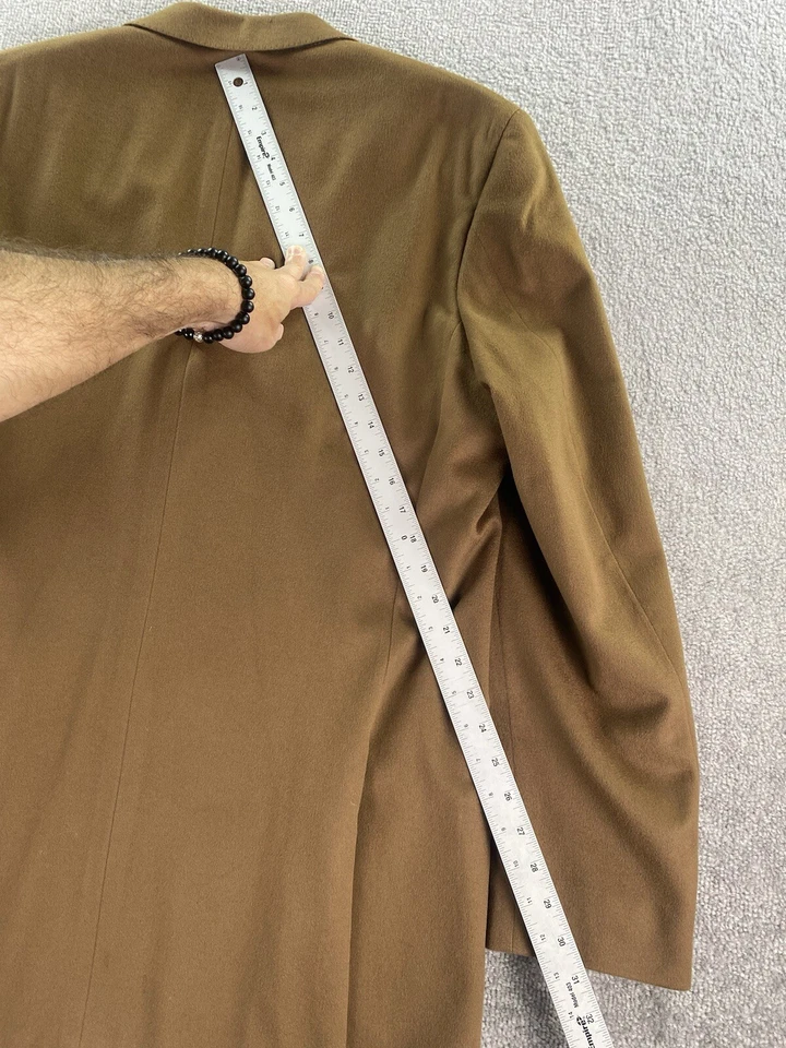 Traje Chaqueta Trussini 42 R Lana Taupe Franela Lujo Loro Piana Italia Abrigo Deportivo Foto 4 de 4