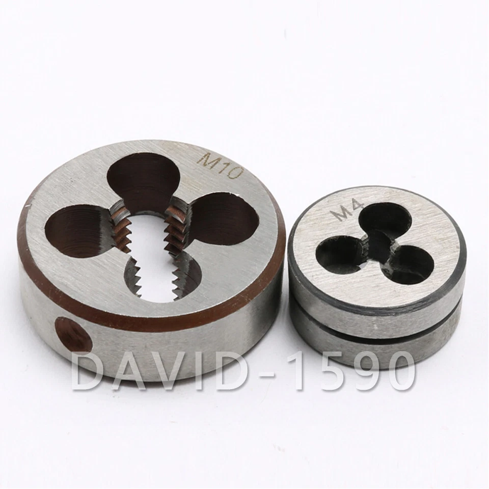 Select Size M1 to M2.6 Metric Die Right Hand Die Small Mini Round Threading Dies - Image 3 of 4