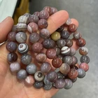 1pc 10mm  Carnelian Red Agate  Beaded Healing Reiki Stretchy Bracelet