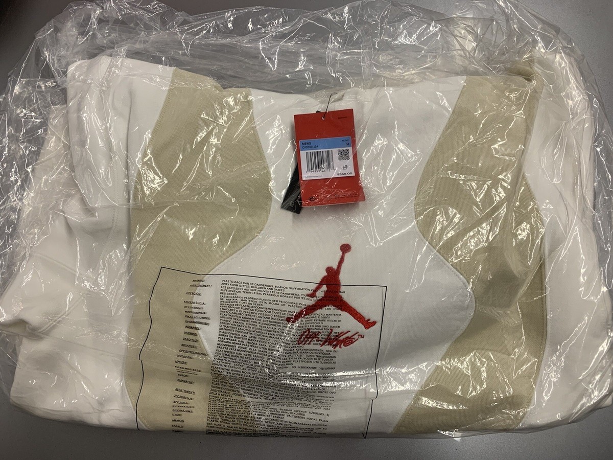 Off White x Nike Jordan White Hoodie New size Medium 100 Off White x Nike Jordan White Hoodie New size Medium 100