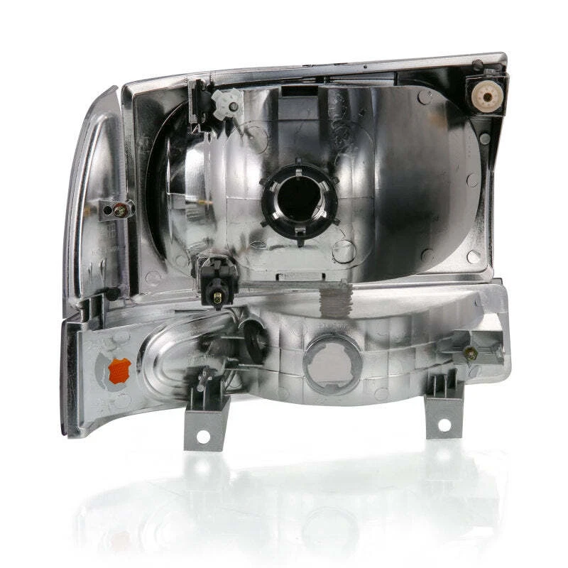 Faros de cristal cromado ANZO 111458 con luces de esquina para Ford Super Duty 99-04 Foto 3 de 3