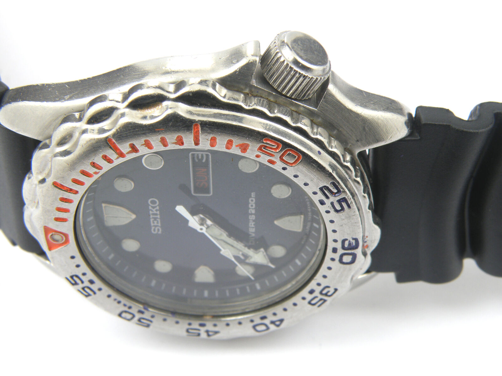 Mens Seiko 7N36-6A49 Sapphlex Scuba Divers Quartz Watch - 200m | eBay