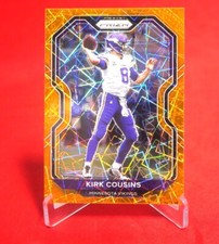Kirk Cousins Orange Lazer Prizm 2020 Football Card #215