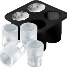 Ice Cup Cube Tray Mold Makes Shot Glasses Ice Mould Summer Drinking Tool