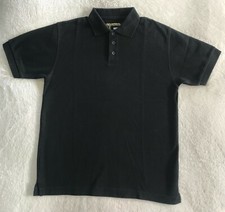 UNIVERSAL SCHOOL BOYS BLACK SHORT SLEEVE POLO SHIRT SIZE 12 YL - A9/19