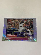 2021 DONRUSS BASEBALL Aaron Judge LIVESTREAM RAPTURE PARALLEL #Ls3