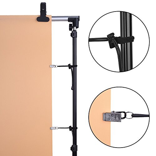 Backdrop Background Clips Holder for Photo Video Studio, 12 Pack, Black ...