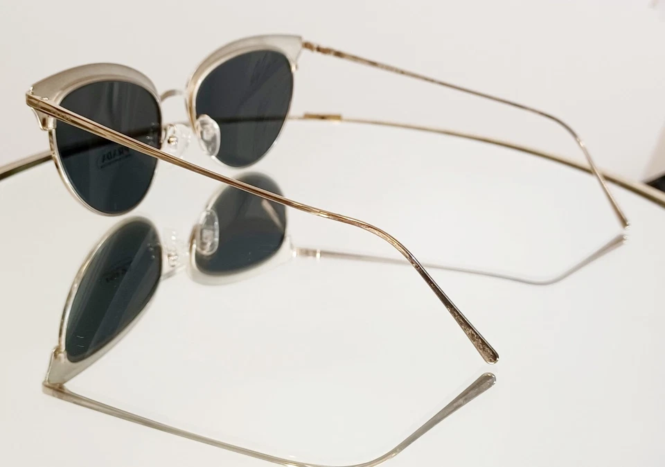 Gafas de sol originales PRADA SPR 60V AAV-5SO metal DORADO NUEVAS 54-18-145 NUEVAS Foto 4 de 4