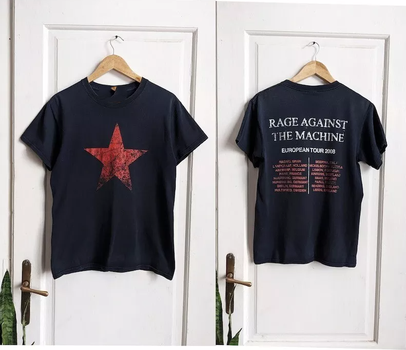 rage against the machine Tシャツ　M　2008 古着 VTG 2008 Rage Against The Machine European Tour 2008 T-shirt, size