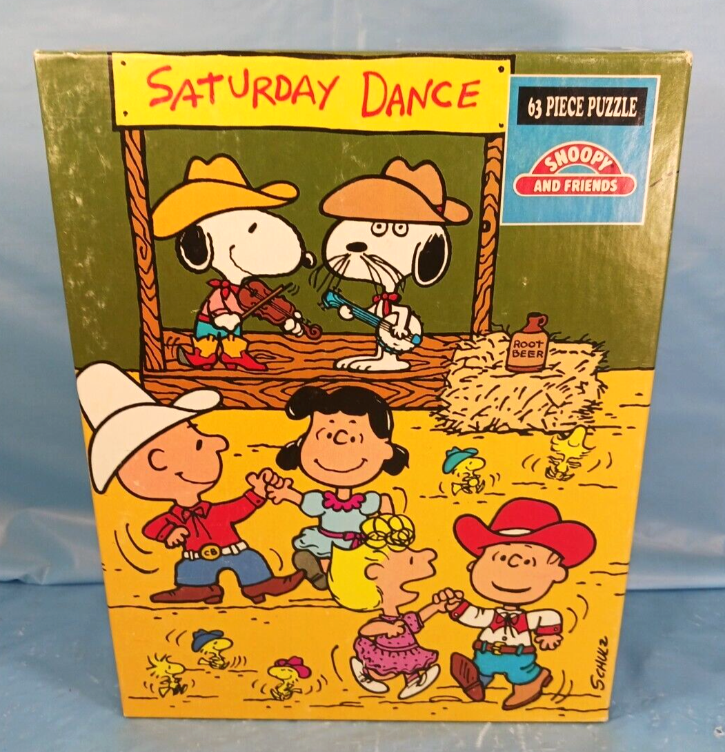 Vintage Snoopy & Friends Saturday Dance 63 Piece Puzzle New. | eBay