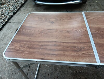 80s folding table ビンテージ　テーブル Vintage Aluminum Portable Fold-Away Table 24x48