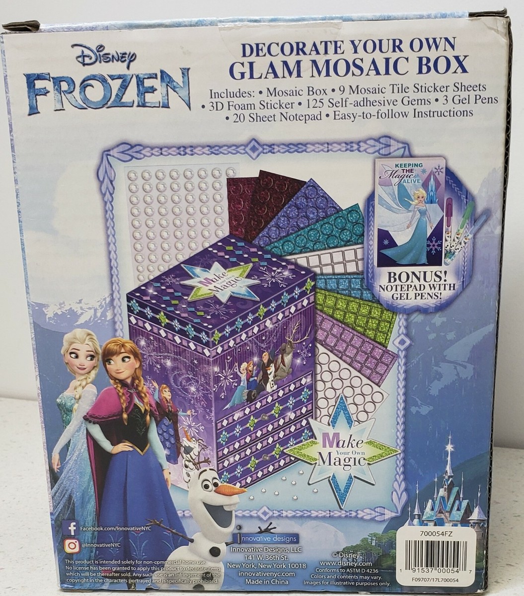 Box Creation Frozen Jewelry Box Walmart Decorate Your Own Glam