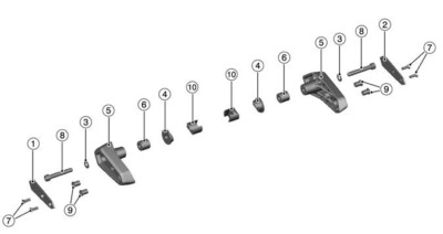 2024-2026 Genuine Kawasaki Eliminator ABS SE Frame Slider Set