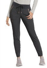 Pewter Cherokee Scrubs Statement Mid Rise Drawstring Pant CK055 PWT