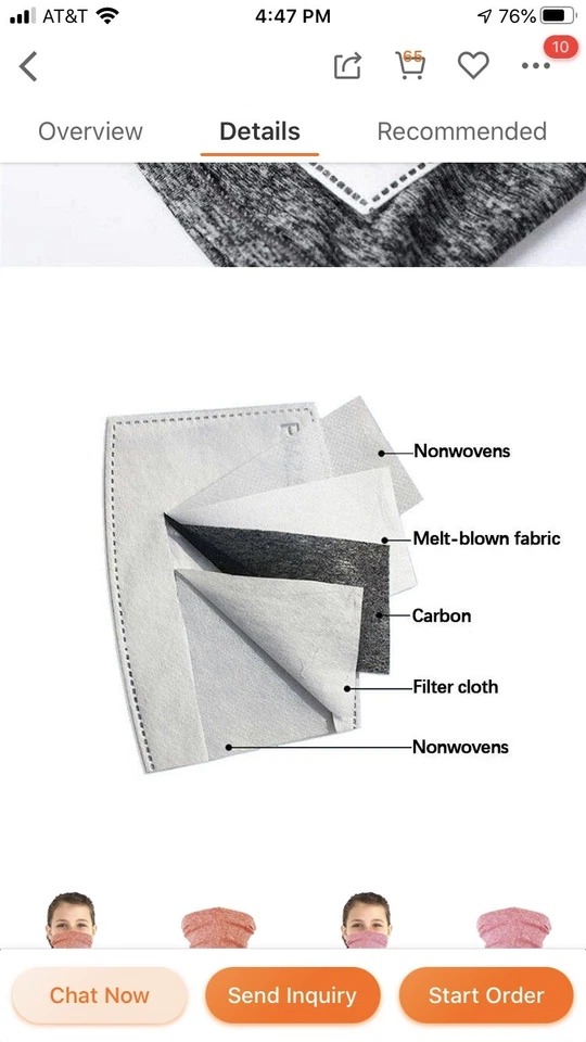 Kids Bandana Neck Gaiter Half Face Cover UV Protection Outdoor Essential Unisex - Image 2 of 4