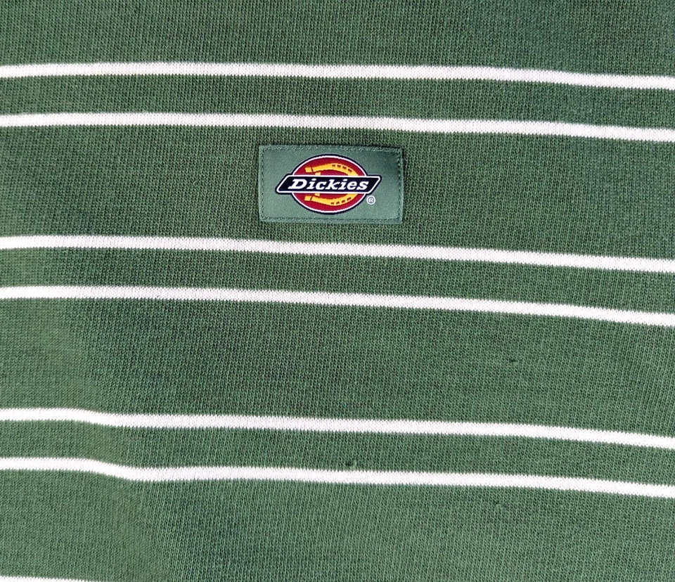 Sudadera Dickies Westover a rayas para mujer XS verde Foto 3 de 4