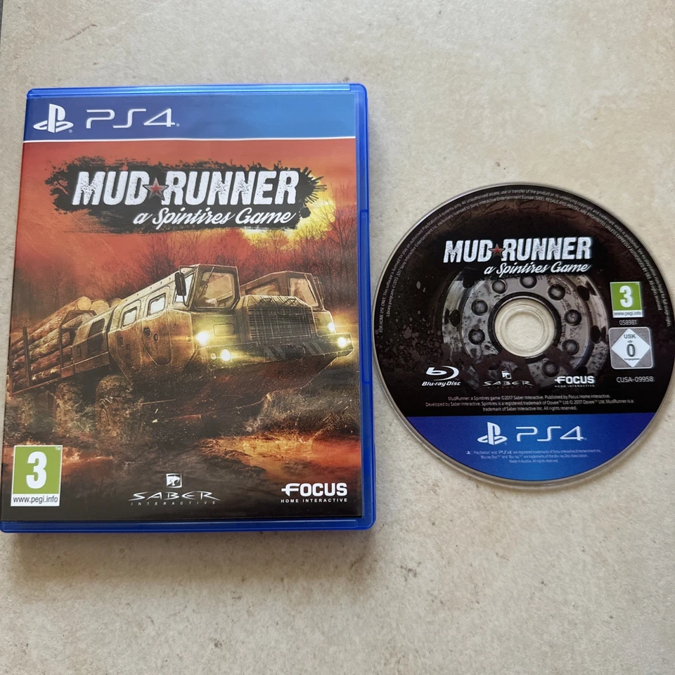 MUD RUNNER a spintires game   PS4 VF, photo 1 sur 3