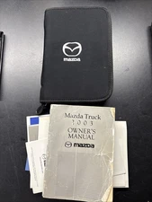 2003 Mazda Truck Owners Manual With Canvas Case
