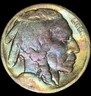 1925 Buffalo Nickel VG8 Very Good – Philadelphia Mint – Beautiful Rainbow Toning Philadelphia Buffalo