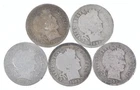 Better Lot 5 1909-O 1892-O 1908-D 1903-O 1903-O Barber Dime 0.50 Face *269