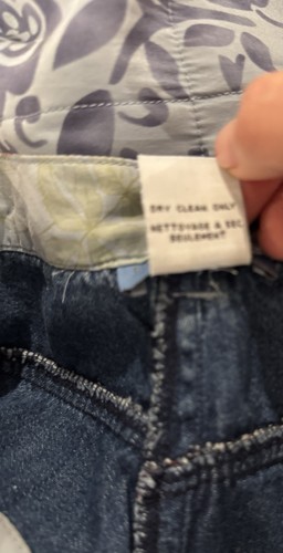 Neu mit Etikett Vintage seidige geblümte gesteppte Hose 6 Fransen Saum Boho Festival Y2K - Bild 9 von 11