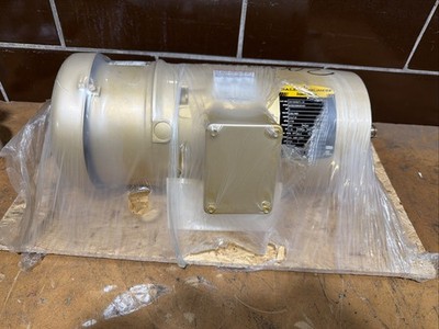 New Baldor M35E058G004G1 1hp Electric Motor Stearns Brake 105602100BQF Warranty 