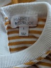 SIZE S MARKET SPRUCE Yellow & White Stripe Sweater INVPV4361 — photo 4