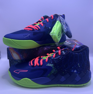 Puma LaMelo Ball MB.01 Galaxy Green Basketball Shoes Men's Size 11