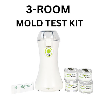 3-Room Mold Test Kit, Air & Surface Samples
