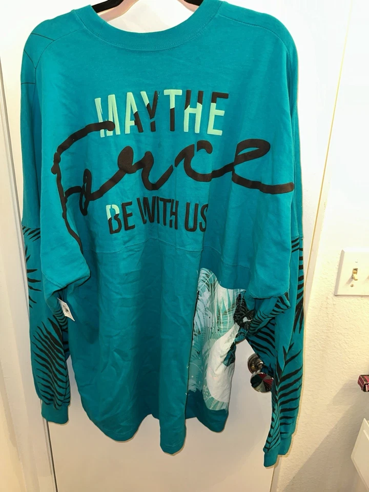 Disney Star Wars Rebel Leader May The Force Be With Us Spirit Jersey XXL NWT - Image 2 of 3