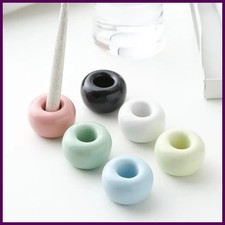 1 Pc Mini Ceramics Handmade Toothbrush Holder Stand for Bathroom Vanity
