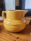 Vintage McCoy Yellow Pottery Milk Pitcher