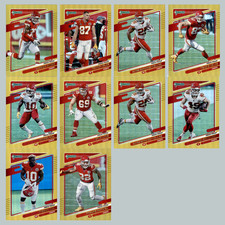 Chiefs Team Set Lot 10 Football Cards 2021 Panini NFL Press Proof Gold Holo NM