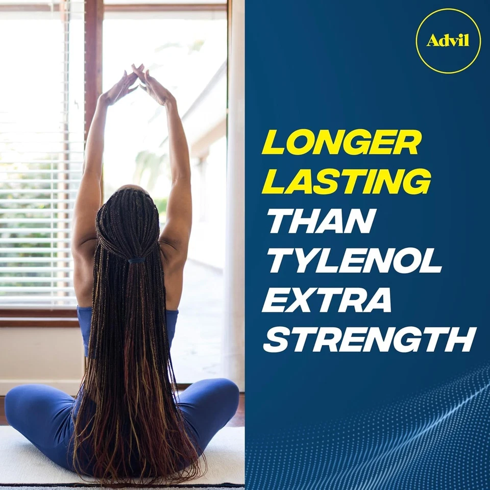 Advil Pain Relievers and Fever Reducer Coated Tablets 200 Mg Ibuprofen 50 CounT - Image 3 of 4