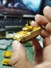 Handmade 3D Printed 1/144 American Bradley M2A3 Tank Model Finished Product