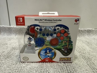 PDP Realmz Wireless Controller for Nintendo Switch/2 - Sonic Green Hill Zone New