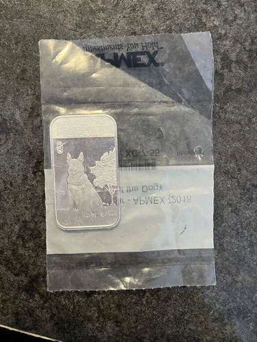 1 oz Silver Bar - APMEX (2018 Year of the Dog) New in Packaging Silver Bullion