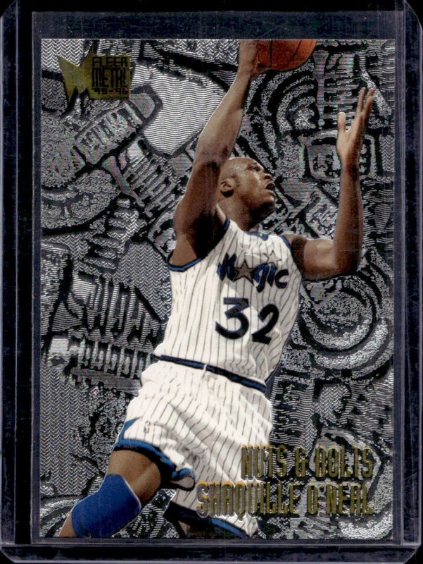 1995-96 Fleer Metal Shaquille O'Neal #215 Magic