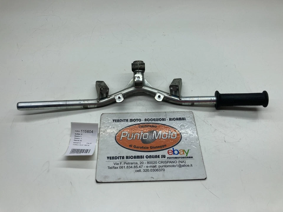 MANUBRIO STERZO HANDLEBAR STEERING WHEEL ORIGINALE ITALJET FORMULA 50 2T 1996 FM - Immagine 4 di 4