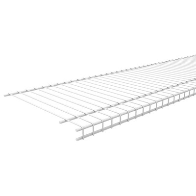 ClosetMaid TuffCoat Anti-Rust 48in x 12in White Universal All-purpose Wire Shelf