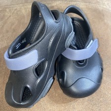 Crocs All Terrain Fisherman Clog Sandals Toddler/Baby 6 Black New
