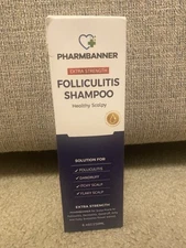 PHARMBANNER ANTI FUNGAL SHAMPOO FOR FOLLICULITIS SEBORRHEIC DERMATITIS 8.4OZ NEW