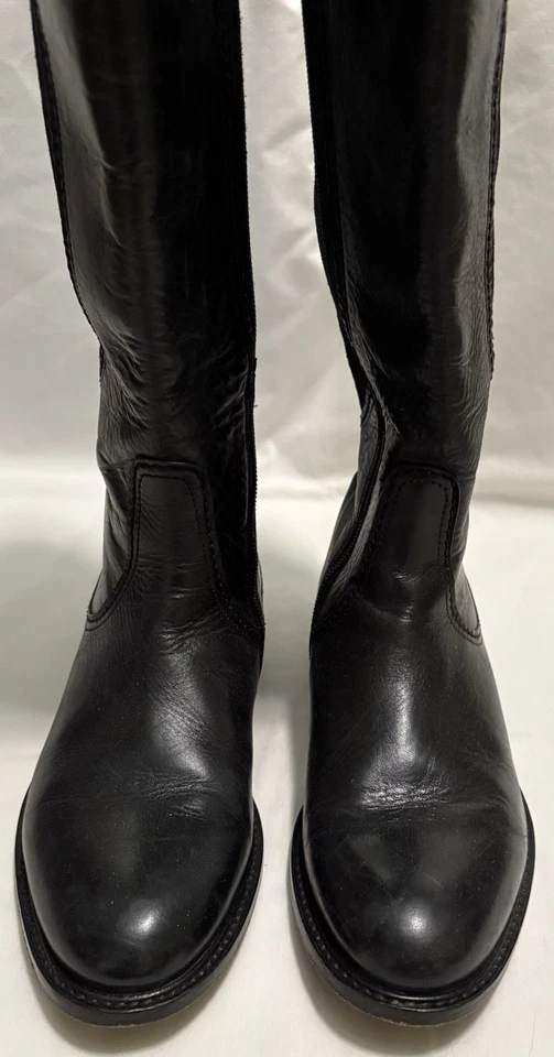 Bota de montar Johnston & Murphy Vero Cuoio rodilla alta cuero piel de becerro talla 7,5 M Foto 4 de 4