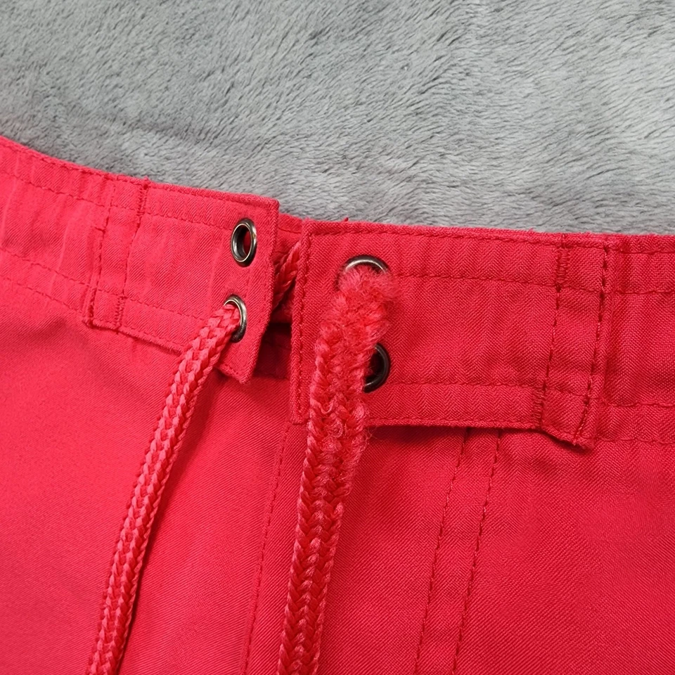 Catalina Board Shorts Mujer 1X (16W) ROSA Caliente Corbata Frontal Natación Cintura Elástica  Foto 2 de 4