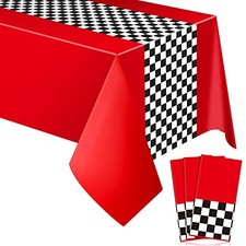 Sheets Car Birthday Party Supplies Racing Party Decorations Road 3 Red