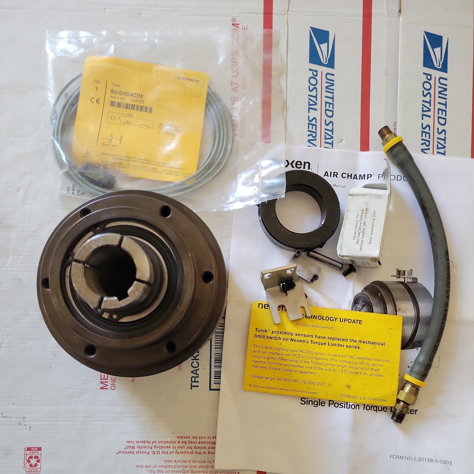 Nexen TL30AC, 801510 Air Engaged Torque Limiter, 1.125" Bore