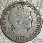 YOU GRADE 1899-O BARBER Half Dollar 50 Cent GOOD