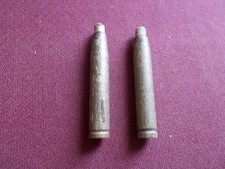 VTG TOY BULLET SHELLS CAP TIPS LOT 2 WOOD MILITARY ARMY MISSING PARTS