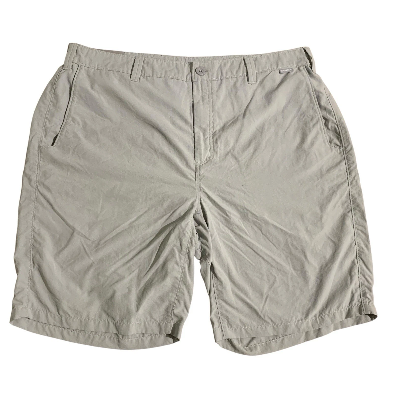 Simms Men's Fishing Shorts Size 38, Grey