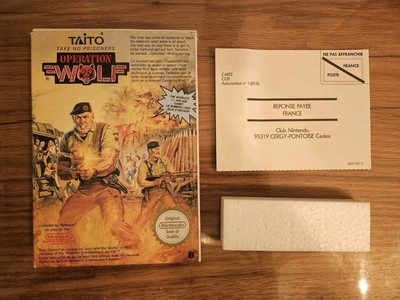 Operation Wolf - Nintendo NES - PAL B - nur OVP ohne Anleitung und Modul FRA 